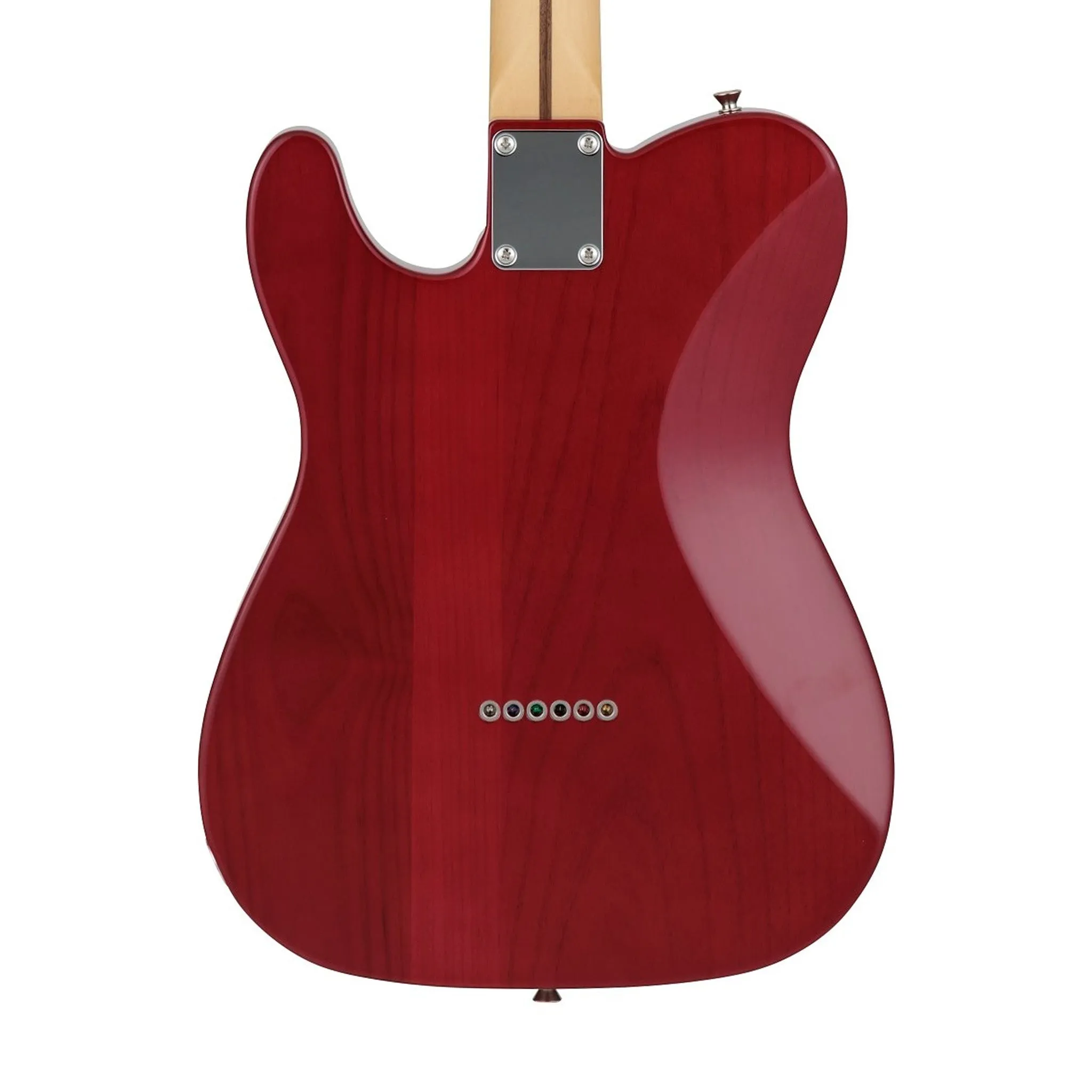 Fender Japan Hybrid II Telecaster Electric Guitar w/Quilt Maple Top, RW FB, Red Beryl