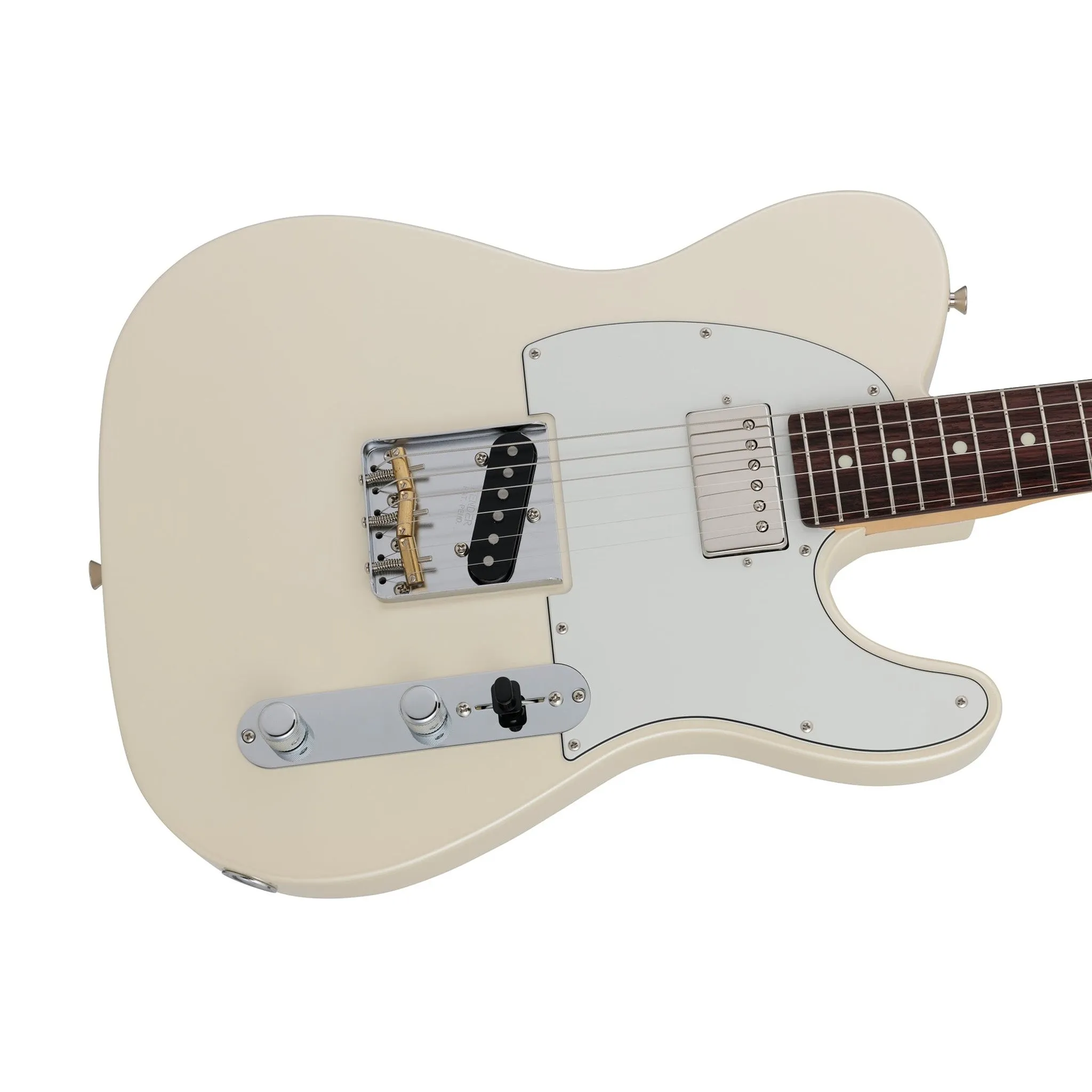 Fender Japan Hybrid II Telecaster SH Electric Guitar, RW FB, Olympic Pearl
