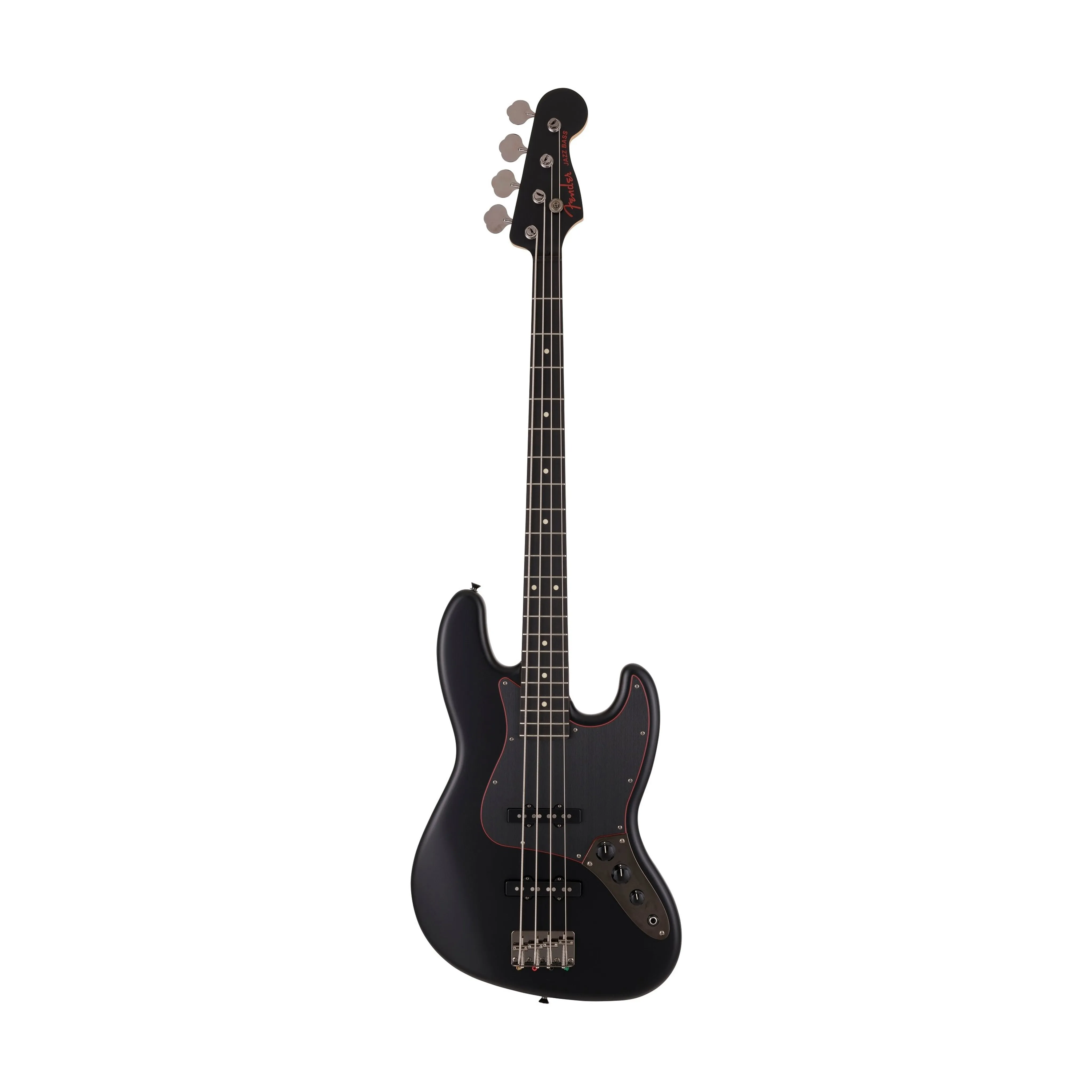 Fender Japan Ltd Ed Hybrid II Jazz Bass Guitar, Noir, RW FB, Black