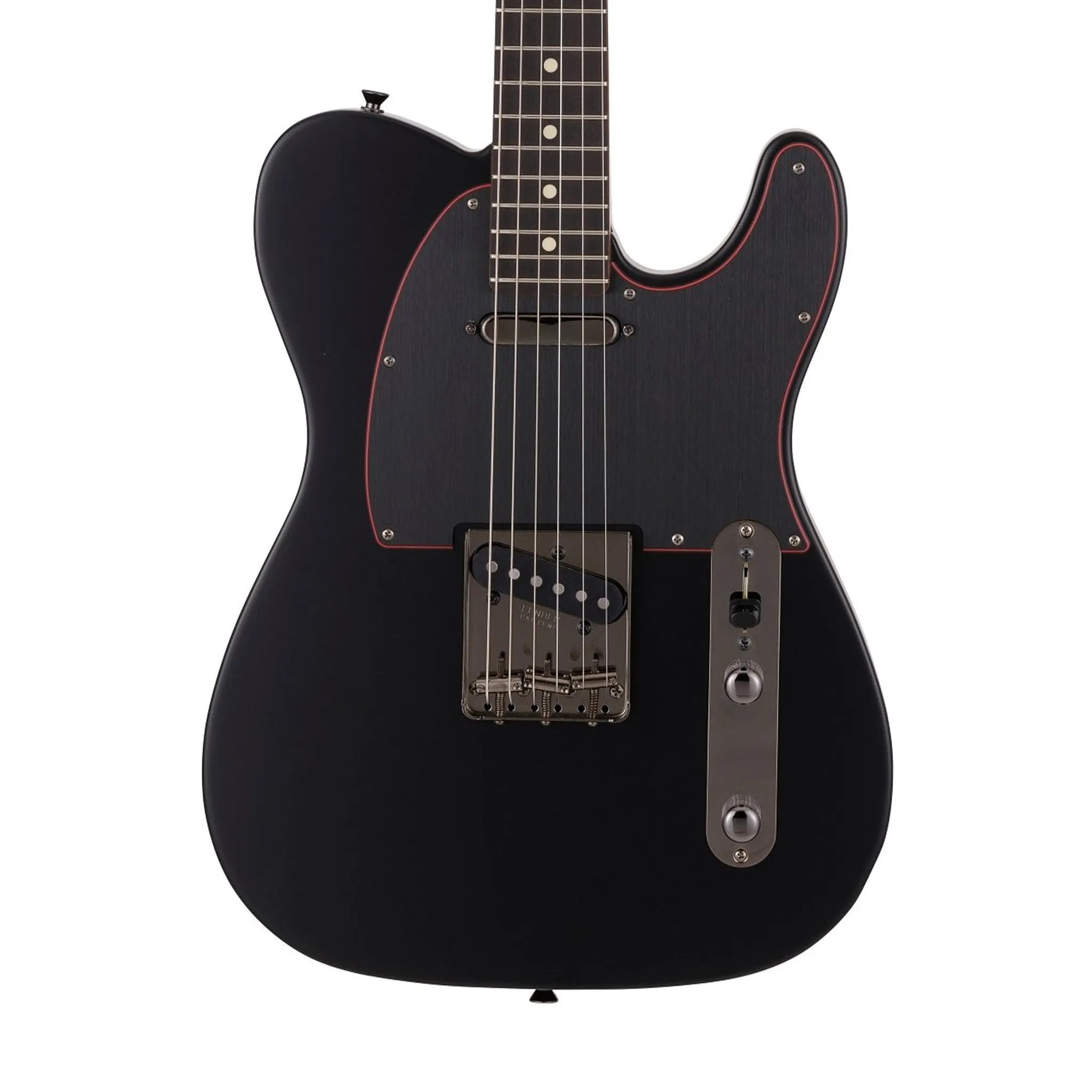 Fender Japan Ltd Ed Hybrid II Telecaster Electric Guitar, Noir, RW FB, Black