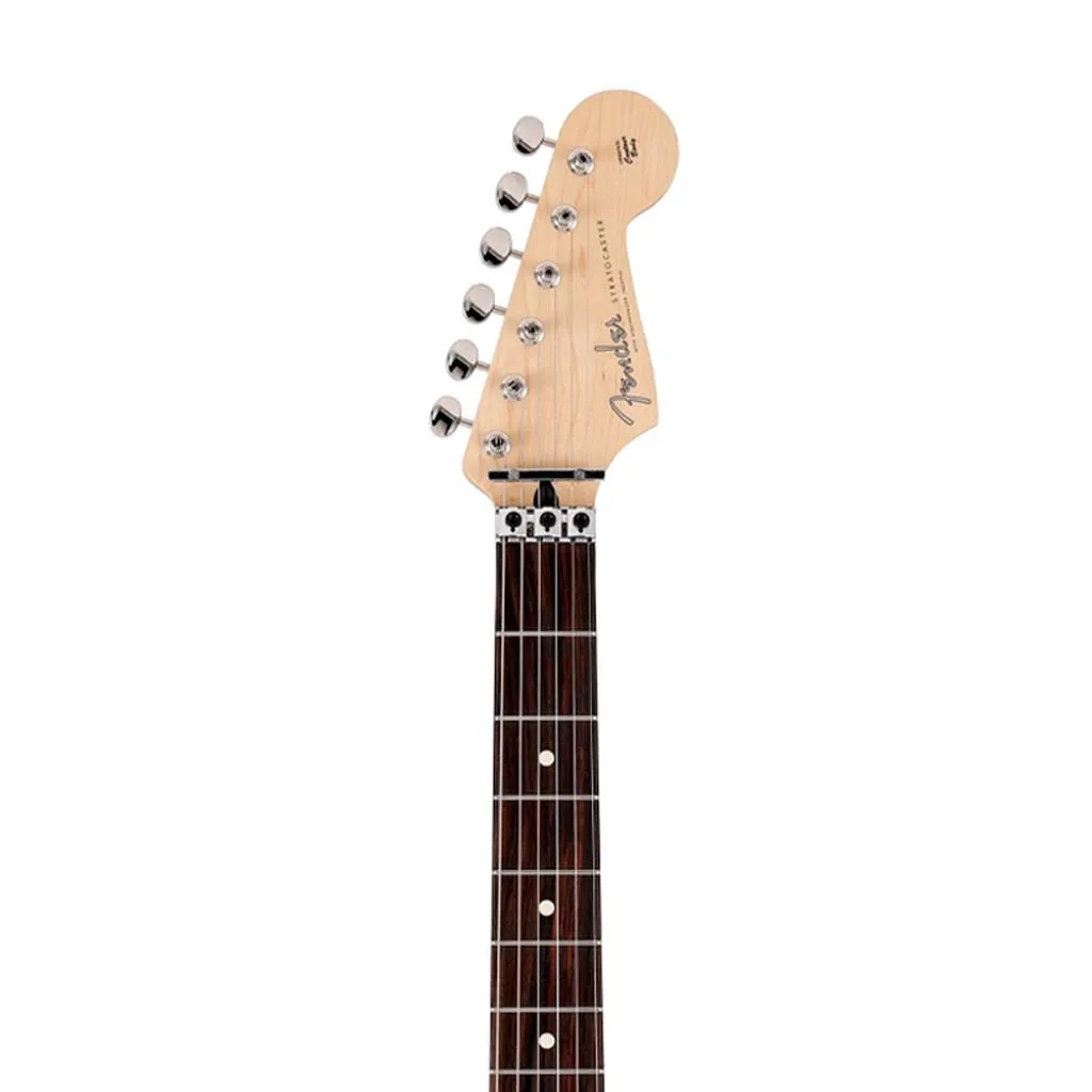 Fender Japan Ltd Ed Stratocaster Floyd Rose Electric Guitar, RW FB, Black