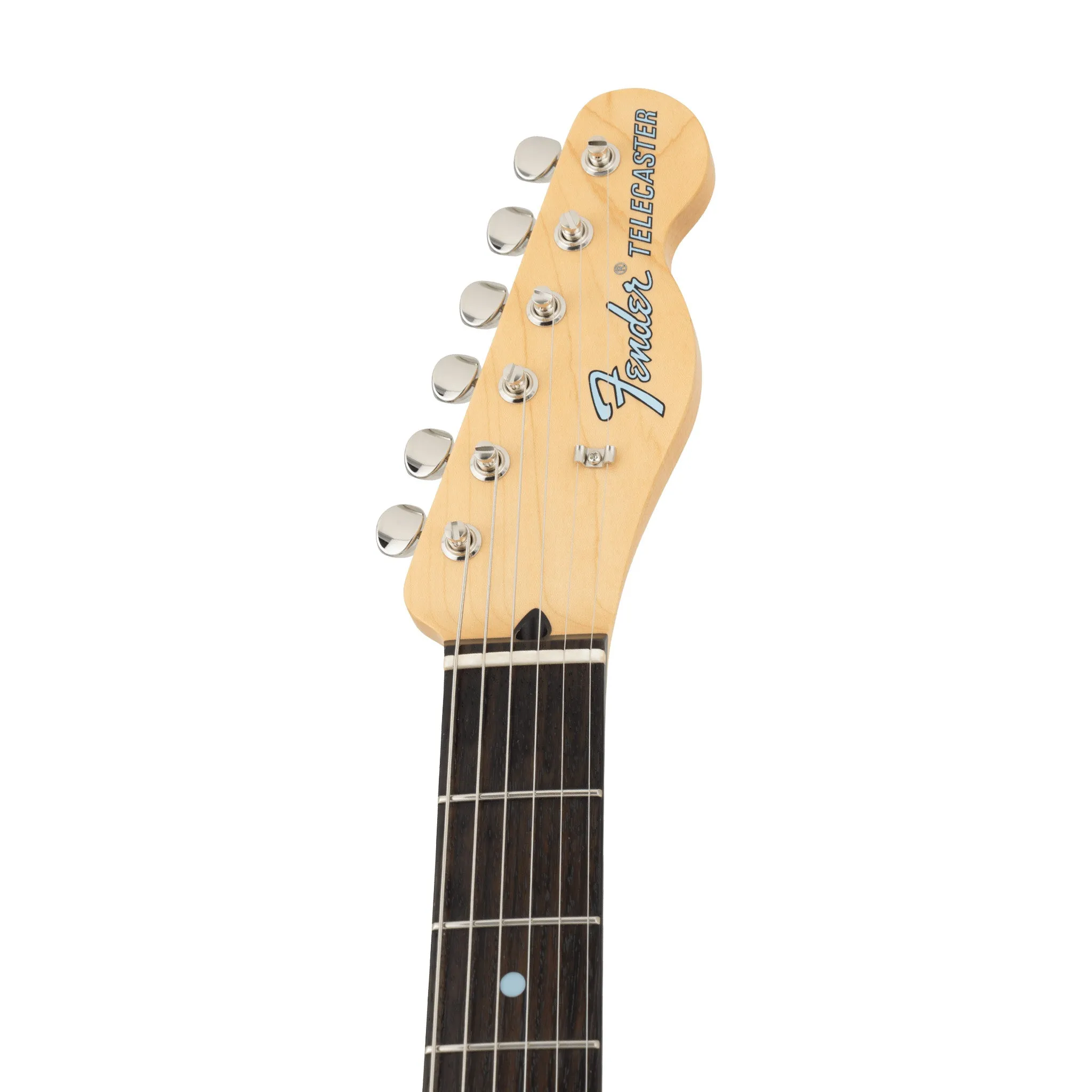 Fender MIJ Limited Kusumi Color Telecaster Thinline Electric Guitar, RW FB, Kusumi Blue