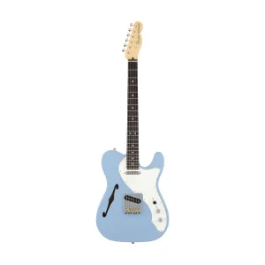Fender MIJ Limited Kusumi Color Telecaster Thinline Electric Guitar, RW FB, Kusumi Blue