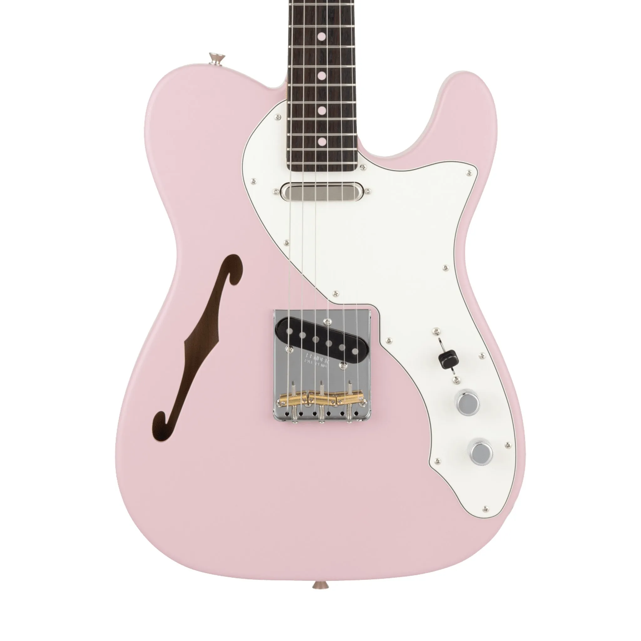 Fender MIJ Limited Kusumi Color Telecaster Thinline Electric Guitar, RW FB, Kusumi Pink