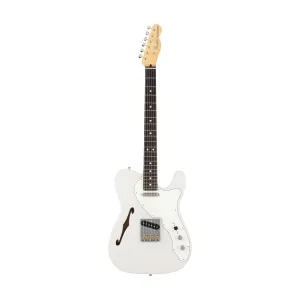Fender MIJ Limited Kusumi Color Telecaster Thinline Electric Guitar, RW FB, Kusumi White