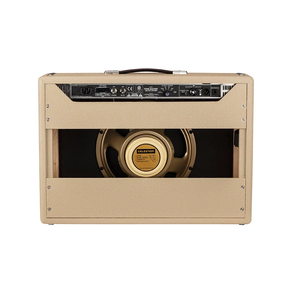 Fender Tone Master Deluxe Reverb Guitar Amplifier, Blonde, 230V UK