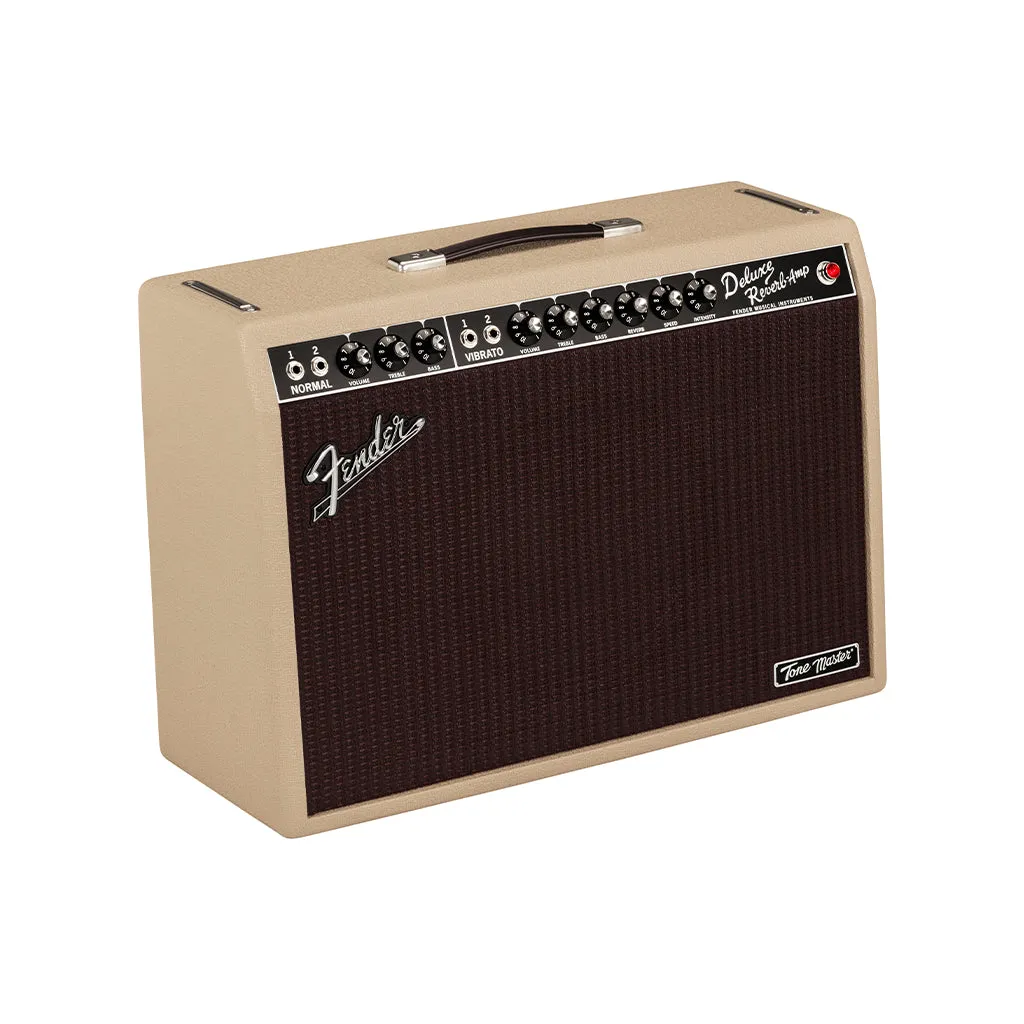 Fender Tone Master Deluxe Reverb Guitar Amplifier, Blonde, 230V UK