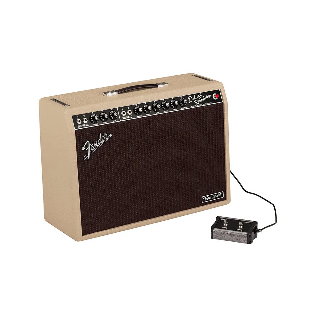 Fender Tone Master Deluxe Reverb Guitar Amplifier, Blonde, 230V UK