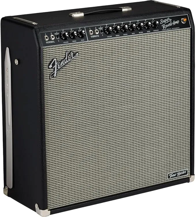 Fender Tone Master Super Reverb Guitar Amplifier, Black, with 2-Year Warranty