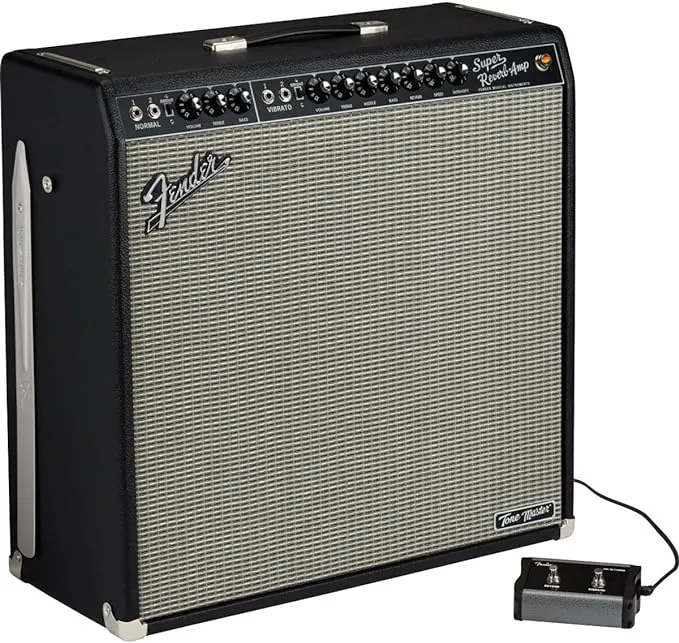 Fender Tone Master Super Reverb Guitar Amplifier, Black, with 2-Year Warranty