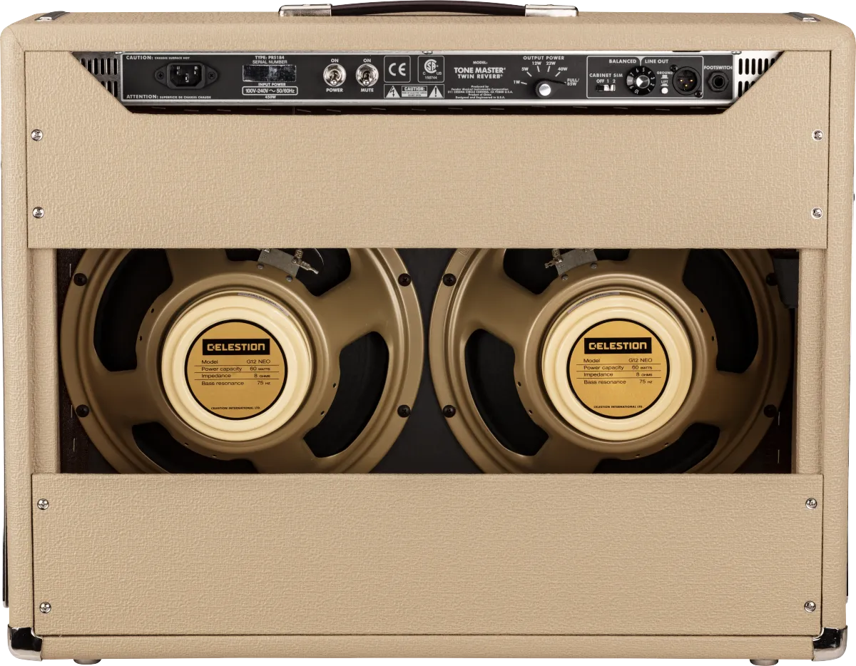 Fender Tone Master Twin Reverb Blonde, Guitar Amplifier