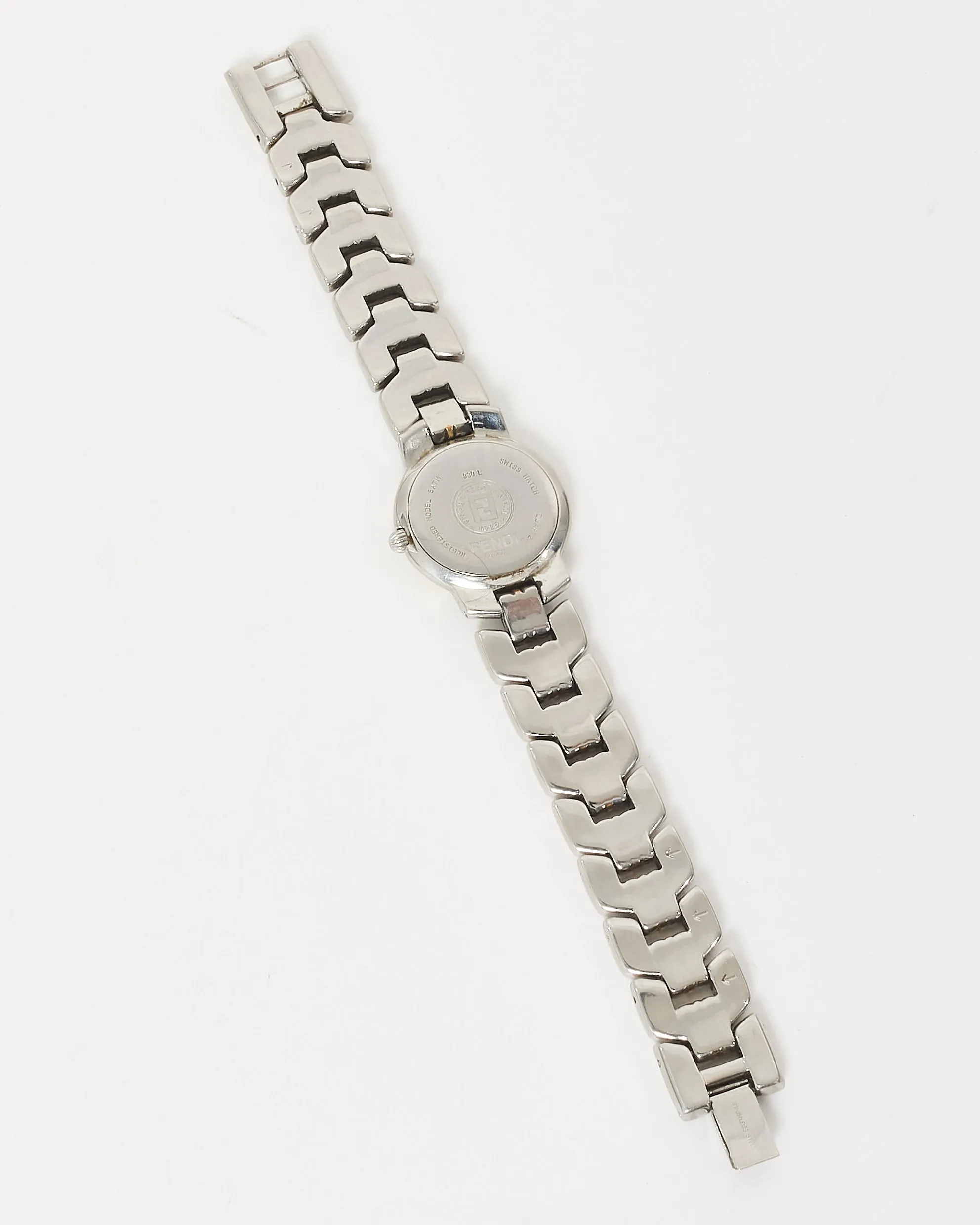 Fendi Vintage Gold & Silver Two Tone 28 MM Watch