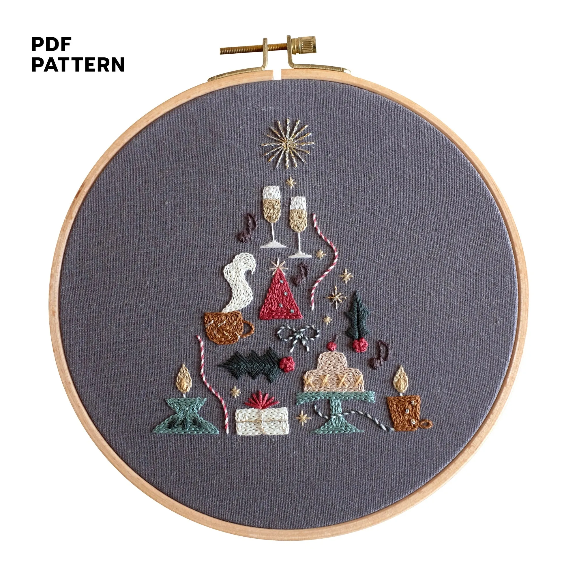 Festive Christmas Tree - PDF Pattern