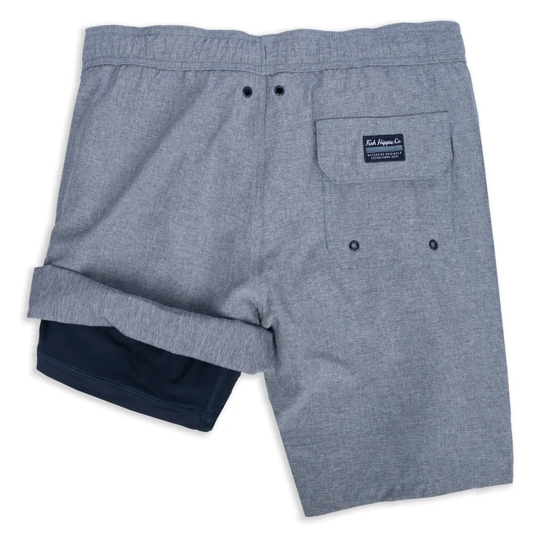 Fish Hippie Shaker Short-Chambray