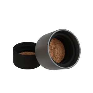 Flask Accessories Gunmetal Lid and Plastic Lid (Single Shot 100ml)