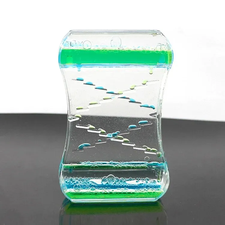 Floating Liquid Hourglass
