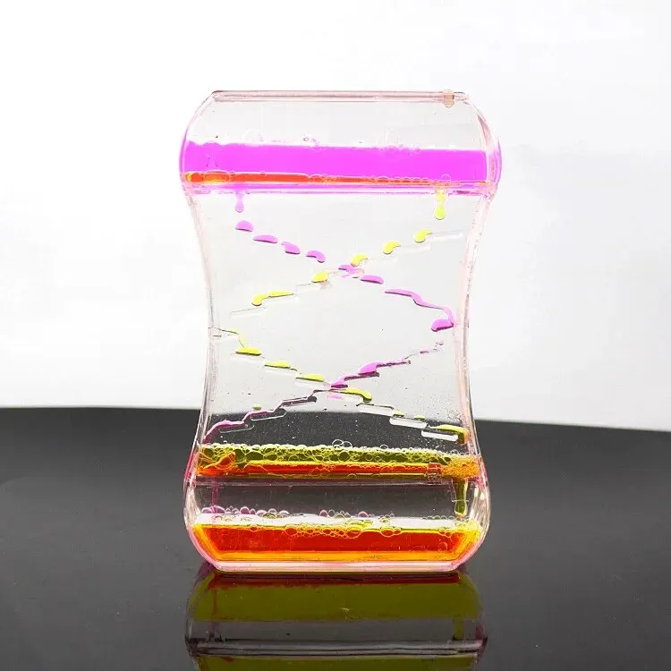 Floating Liquid Hourglass
