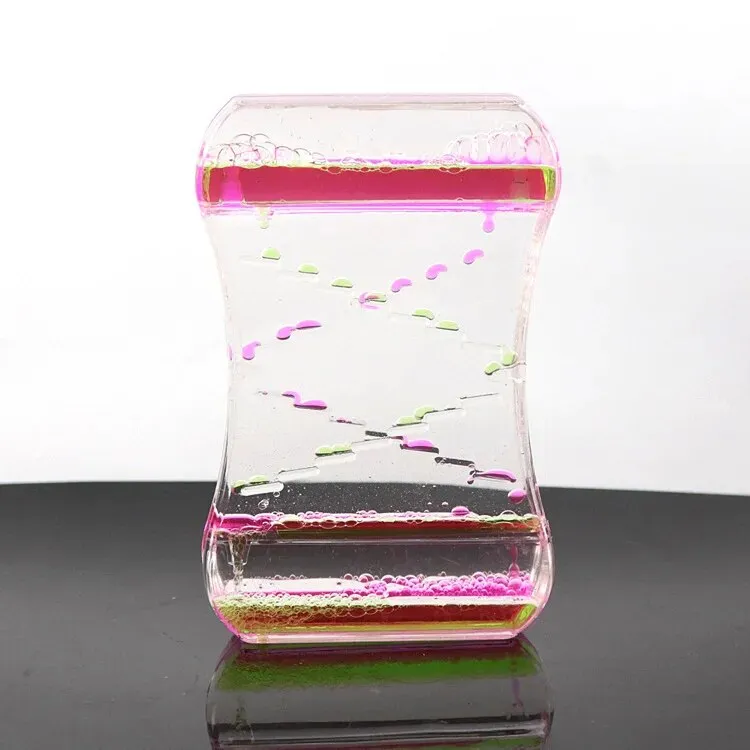 Floating Liquid Hourglass