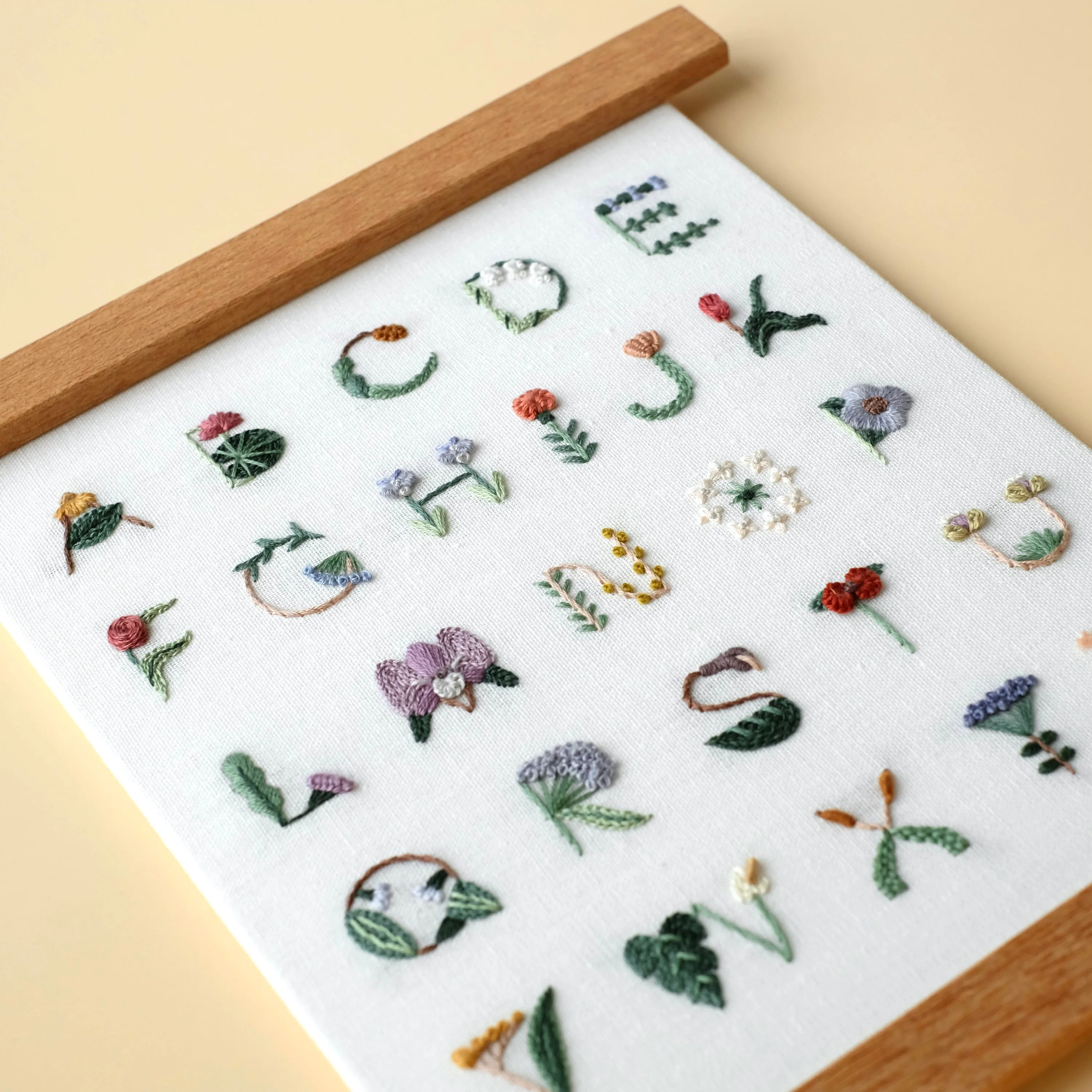 Floral Alphabets - PDF Pattern