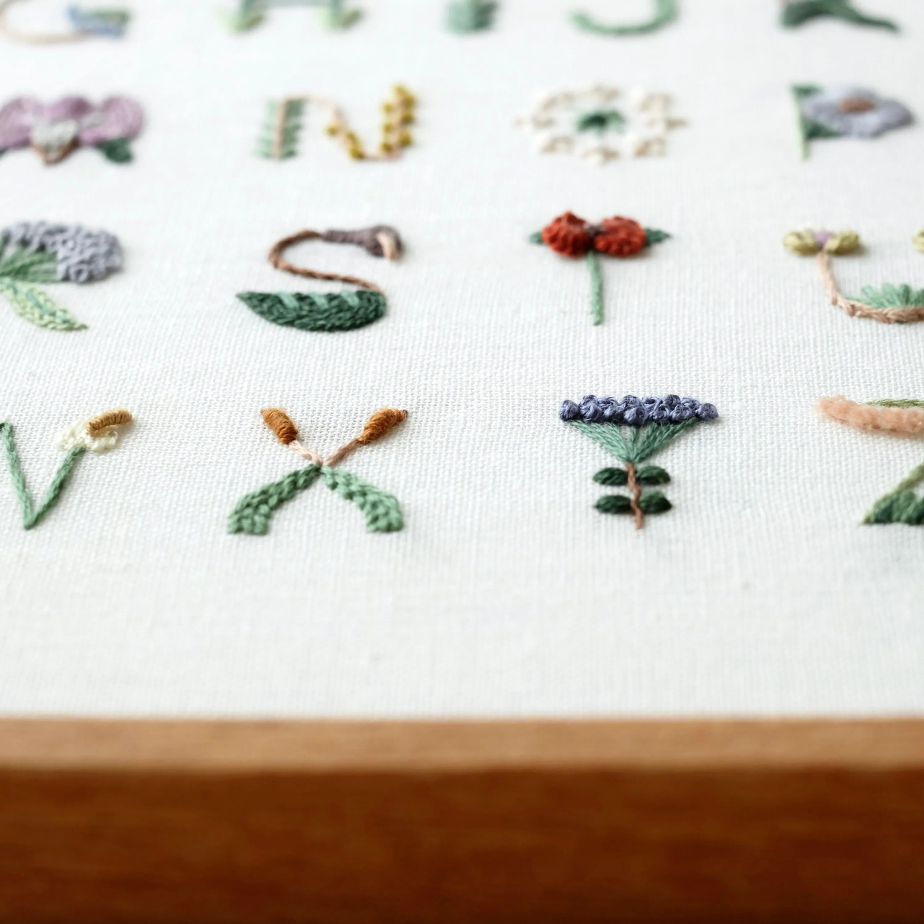 Floral Alphabets - PDF Pattern