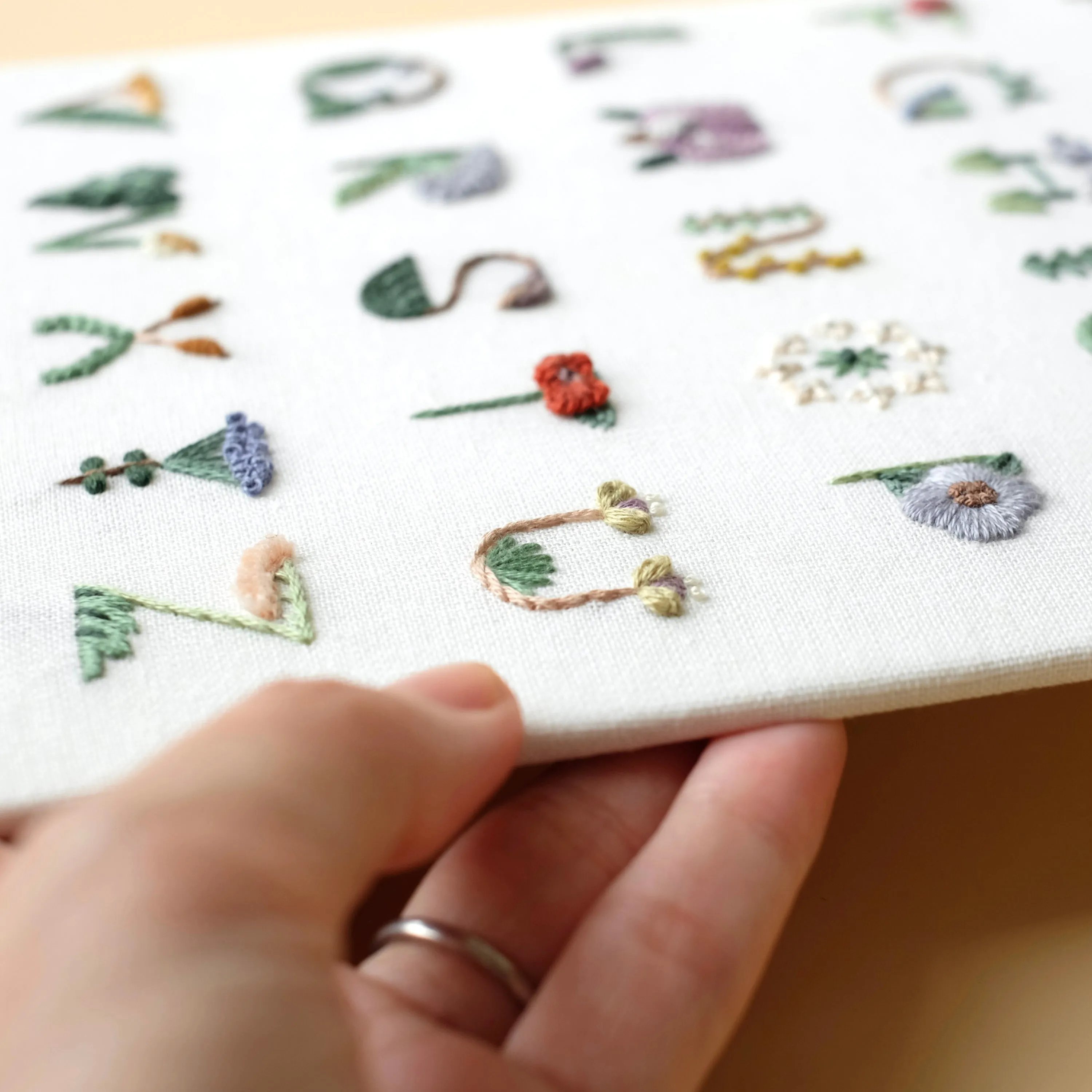 Floral Alphabets - PDF Pattern