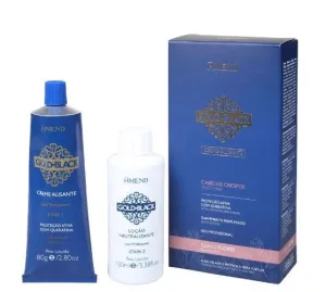 Flowers Gold Black Smoothing Keratin Ammonia Treatment Cream Kit 2 Prod. - Amend