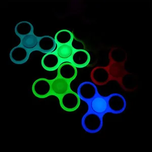 Fluorescent Glow-in-the-Dark Fidget Spinner - Assorted Colors