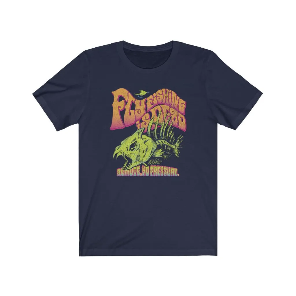 Fly Fishing Is Dead Unisex Jersey Short Sleeve Tee