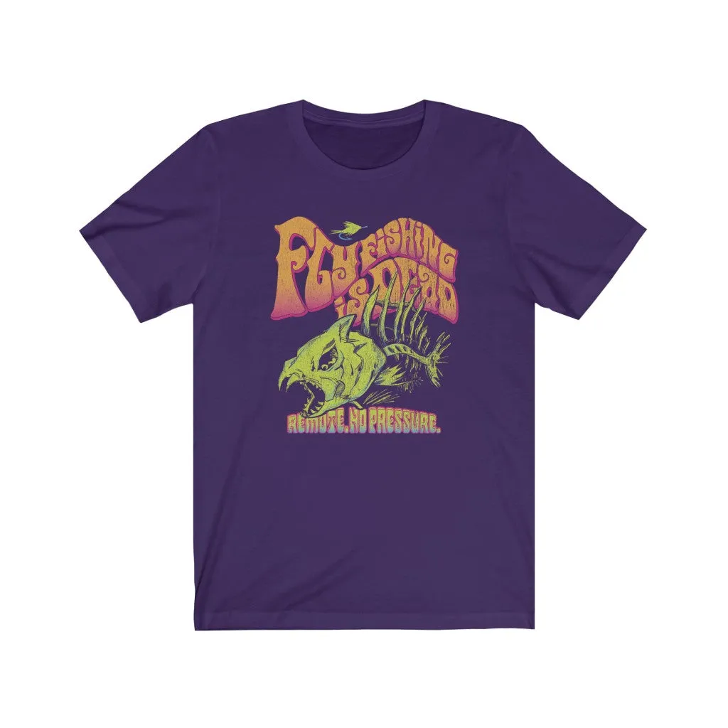 Fly Fishing Is Dead Unisex Jersey Short Sleeve Tee