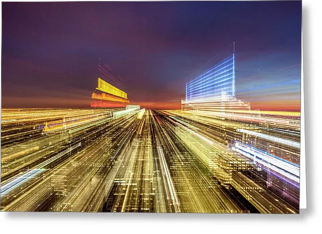 Flying Over New York  - Greeting Card