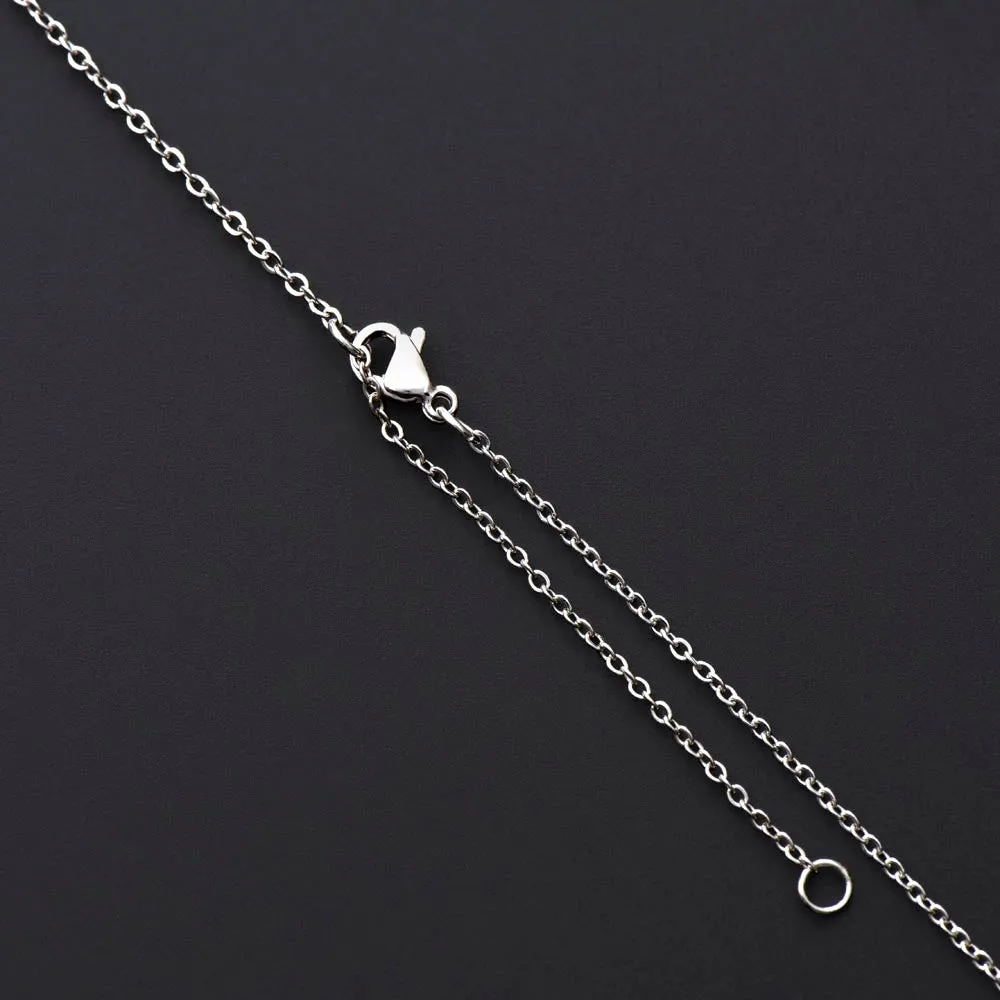 Follow your dreams-Perfect Pair Circle Necklace for Daughter, From Mom & Dad