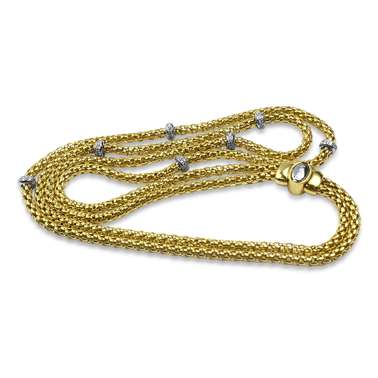 Fope Estate 18K Yellow & White Gold EKA Collection Diamond Necklace