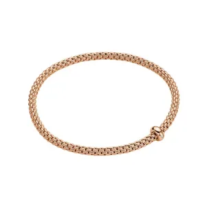 Fope Prima 18k Rose Gold Flex'it Bracelet - Size Small