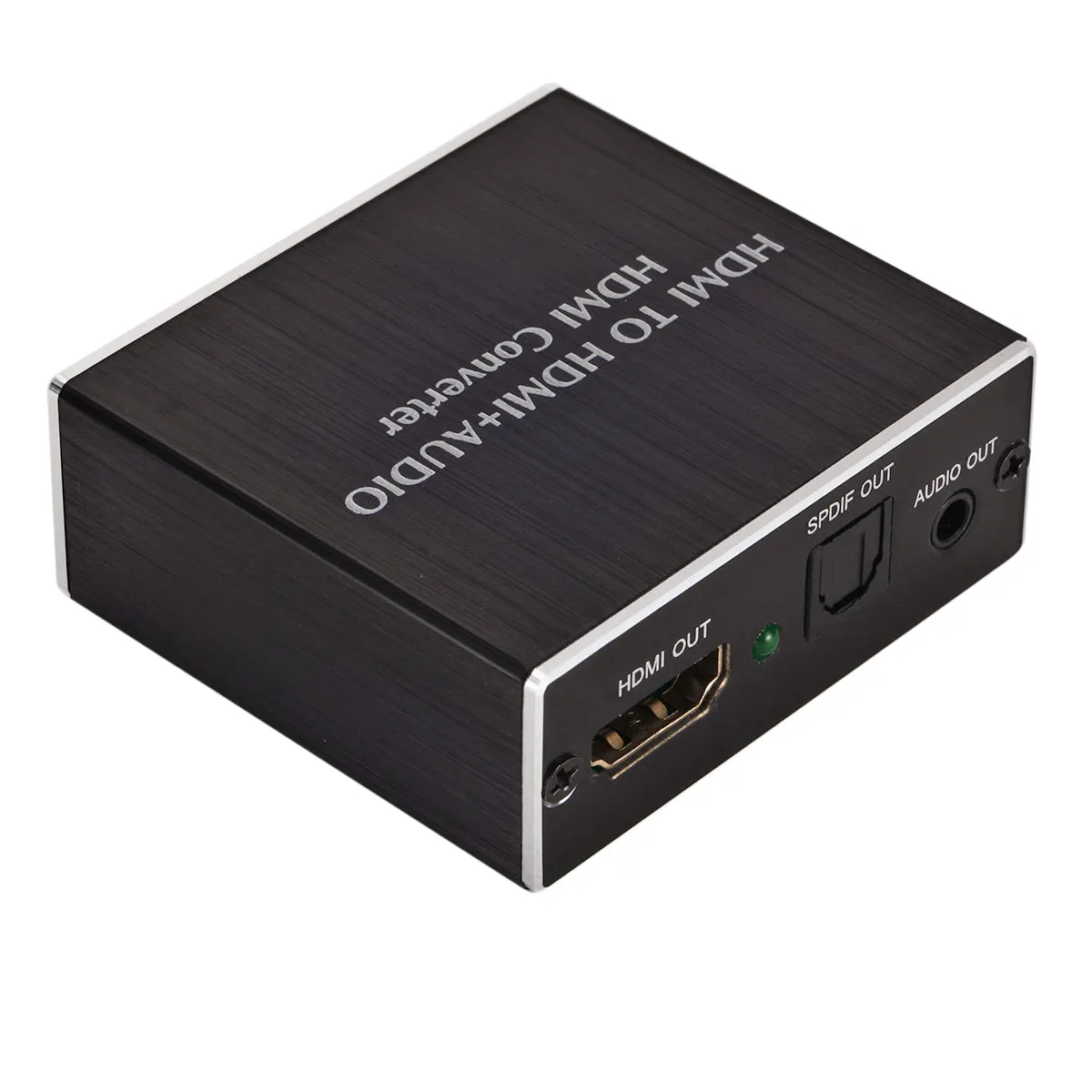 For HDMI Audio Video Converter Audio Splitter For HDMI To HDMI   3.5 AUDIO   SPDIF black