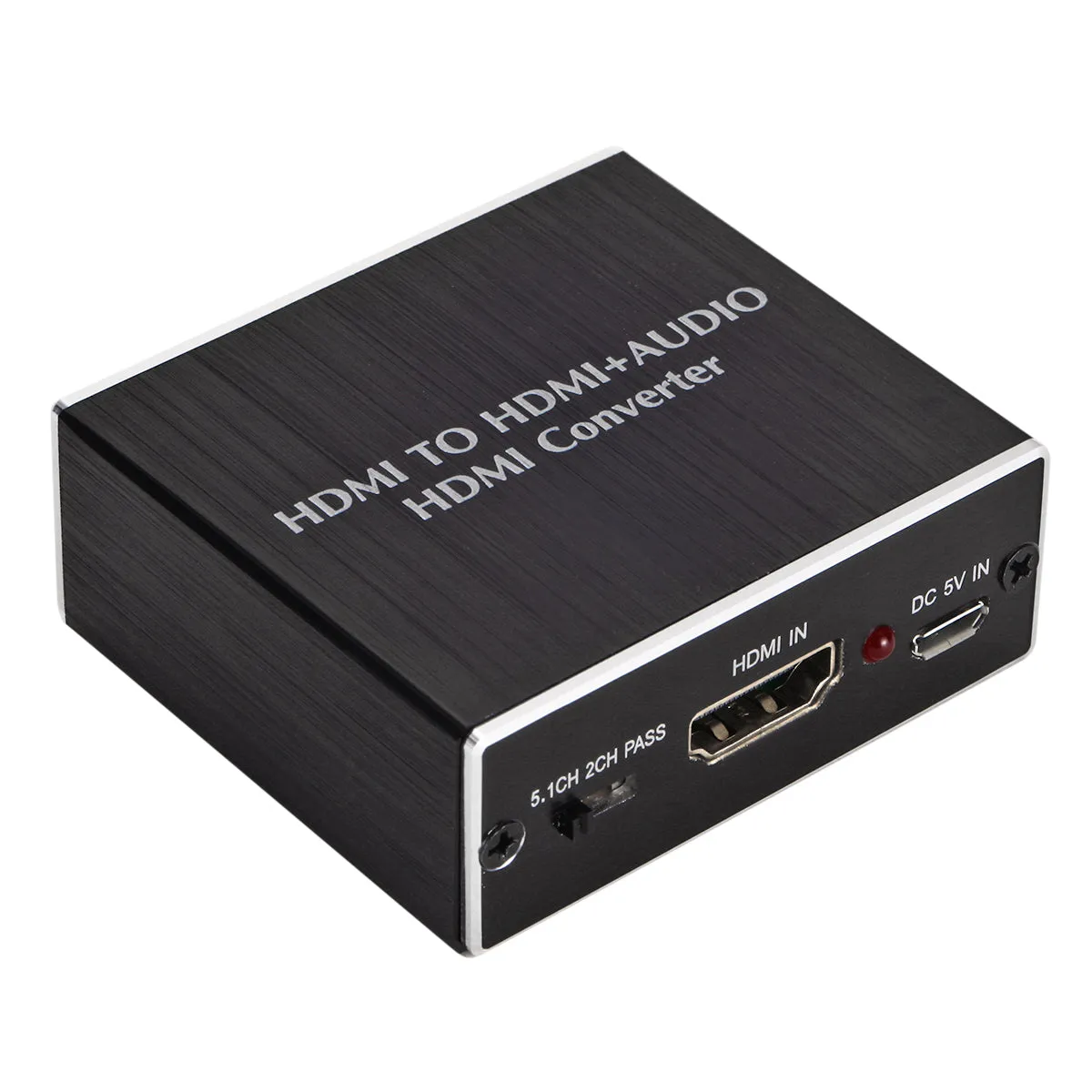 For HDMI Audio Video Converter Audio Splitter For HDMI To HDMI   3.5 AUDIO   SPDIF black