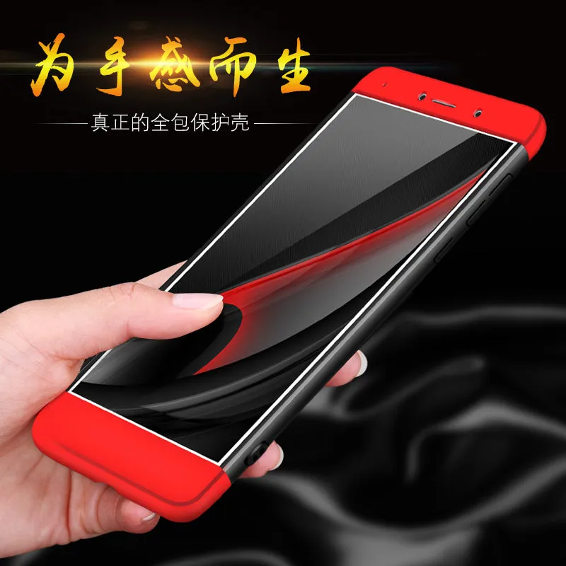 For HUAWEI Honor 6X/GR5 2017 3 in 1 Hybrid Hard Case Full Body 360 Degree Protection Back Cover  blue