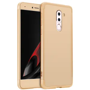 For HUAWEI Honor 6X/GR5 2017 3 in 1 Hybrid Hard Case Full Body 360 Degree Protection Back Cover  Gold