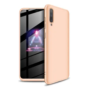 For Samsung A70 Ultra Slim PC Back Cover Non-slip Shockproof 360 Degree Full Protective Case gold