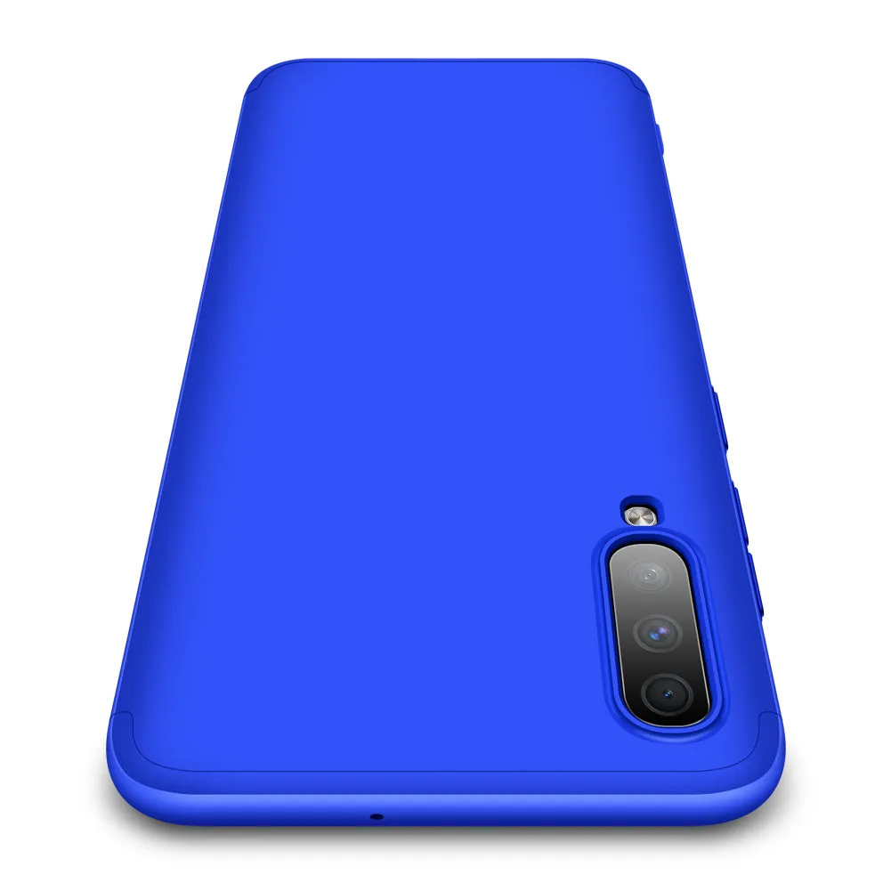 For Samsung A70 Ultra Slim PC Back Cover Non-slip Shockproof 360 Degree Full Protective Case gold