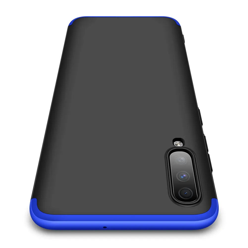 For Samsung A70 Ultra Slim PC Back Cover Non-slip Shockproof 360 Degree Full Protective Case gold