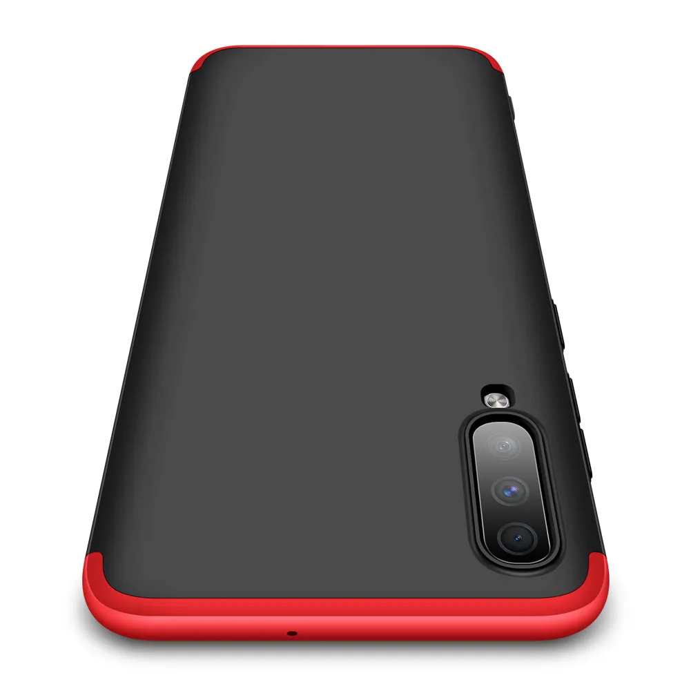 For Samsung A70 Ultra Slim PC Back Cover Non-slip Shockproof 360 Degree Full Protective Case gold