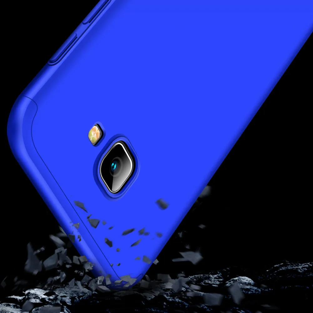For Samsung J4 Plus/ J4 Prime 3 in 1 360 Degree Non-slip Shockproof Full Protective Case Gold_Samsung J4 Plus/ J4 Prime