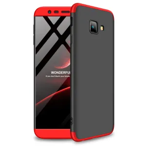 For Samsung J4 Plus/ J4 Prime 3 in 1 360 Degree Non-slip Shockproof Full Protective Case Red black red_Samsung J4 Plus/ J4 Prime