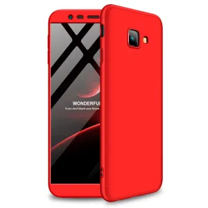 For Samsung J4 Plus/ J4 Prime 3 in 1 360 Degree Non-slip Shockproof Full Protective Case red_Samsung J4 Plus/ J4 Prime