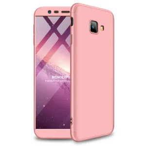 For Samsung J4 Plus/ J4 Prime 3 in 1 360 Degree Non-slip Shockproof Full Protective Case Rose gold_Samsung J4 Plus/ J4 Prime