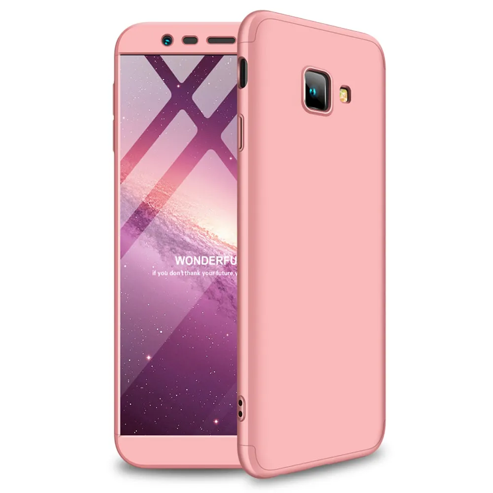 For Samsung J4 Plus/ J4 Prime 3 in 1 360 Degree Non-slip Shockproof Full Protective Case Rose gold_Samsung J4 Plus/ J4 Prime