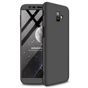 For Samsung J6 Plus/ J6 Prime 3 in 1 360 Degree Non-slip Shockproof Full Protective Case black_Samsung J6 Plus/ J6 Prime