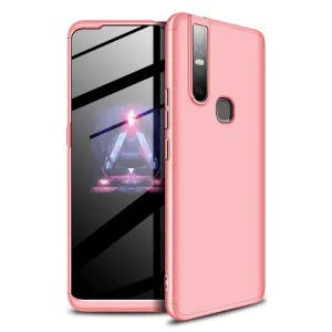 For VIVO S1/V15 Ultra Slim PC Back Cover Non-slip Shockproof 360 Degree Full Protective Case Rose gold