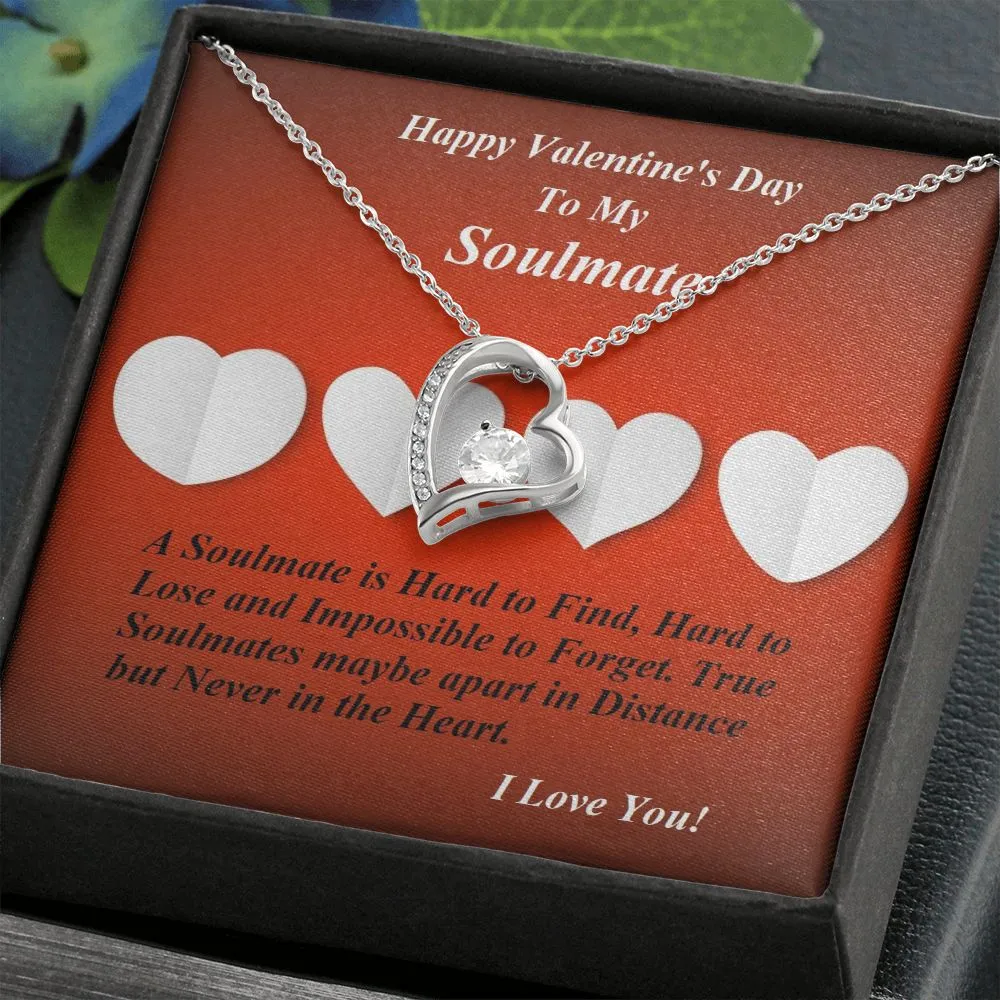 Forever Love Necklace, Custom Message Card