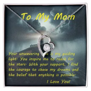 Forever Love Necklace, Custom Message Card